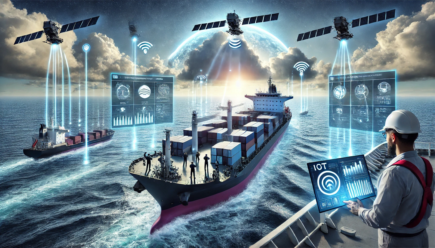 JabaSat 5g NTN Marítimo IoT Conectividad Satelital para la Logística y Seguridad Marítima